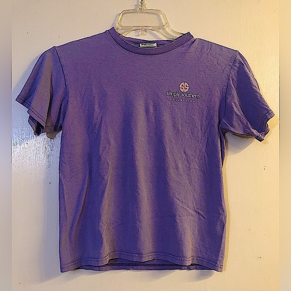 Purple, simply southern, short sleeve